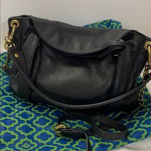 OrYany “Danielle” black leather purse